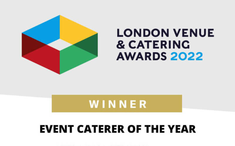 Cacao Catering Wins Event Caterer of the Year at The London Venue & Catering Awards 2022